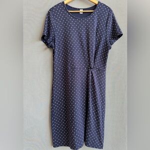 Old Navy | Blue & White Polka Dot Midi Dress